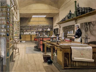 Sergeant Anderson in the Basement Laboratory, 1852